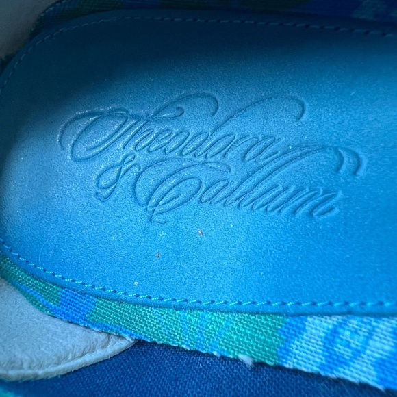 STUART WEITZMAN THEODORA & CALLUM SANDAL 9 ESPADRILLE WEDGE OPEN TOE COASTAL - Picture 10 of 12